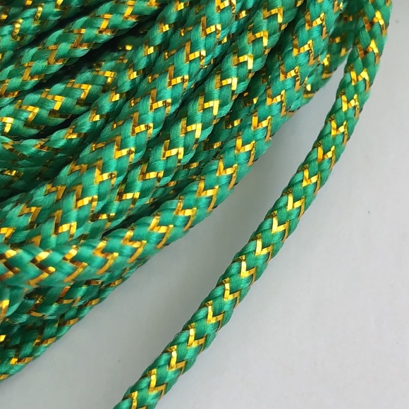5/$10 9 YARDS 2MM Paracord Parachute Cord  GREEN GOLD - Picture 4 of 4